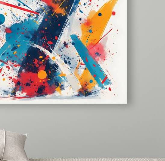Explosive Color: Abstract Expression in Motion by Lingua Bridge