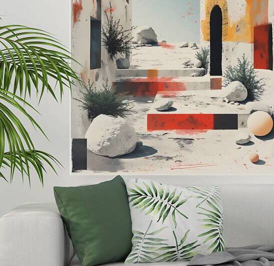 Surreal Passage: Abstract Desert Dream by Lingua Bridge