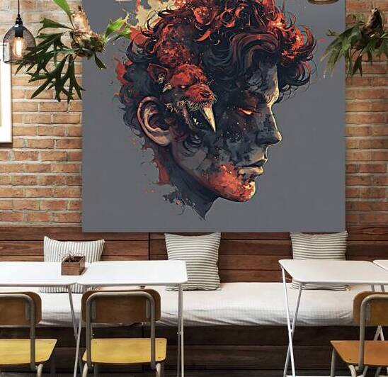 Inner Beast: Fiery Duality Unleashed by Lingua Bridge