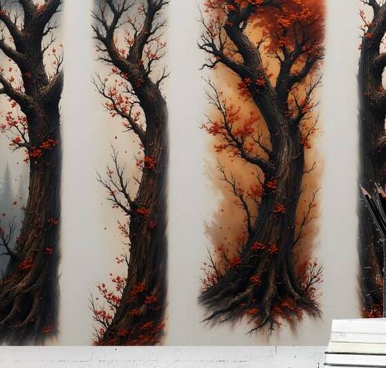 Fading Flame: Autumn’s Final Breath by Lingua Bridge