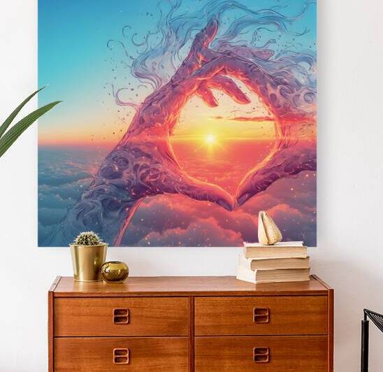 Celestial Love: Heart in the Clouds by Lingua Bridge