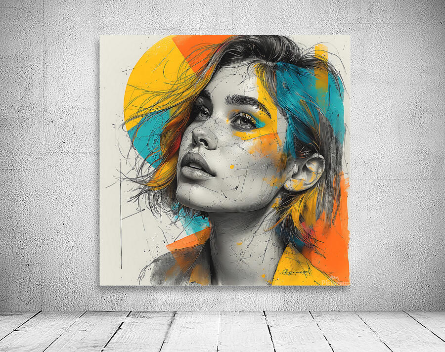 Chromatic Contours Wall Preview