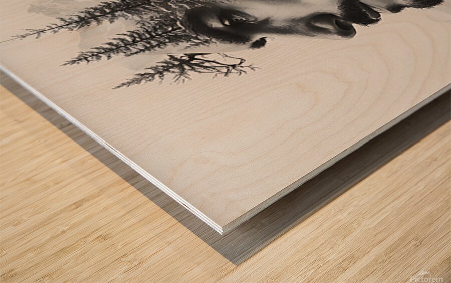 Nature Within the Mind Wood print