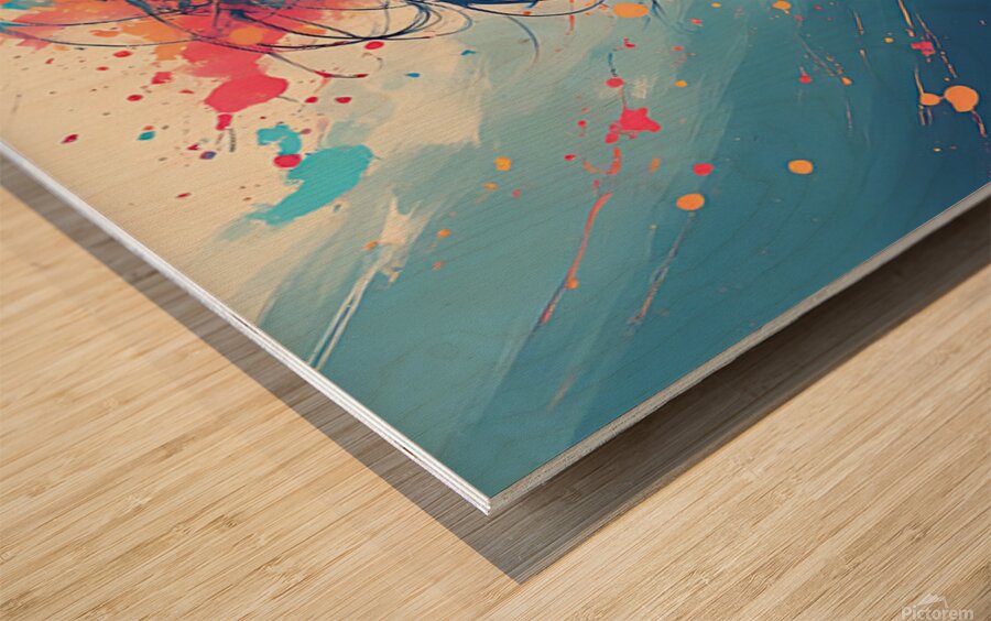 Radiant Silence Wood print