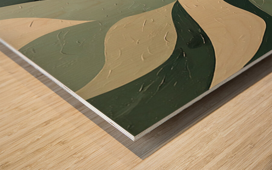 Verdant Drift Wood print