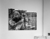 heidi and dadbw Acrylic Print
