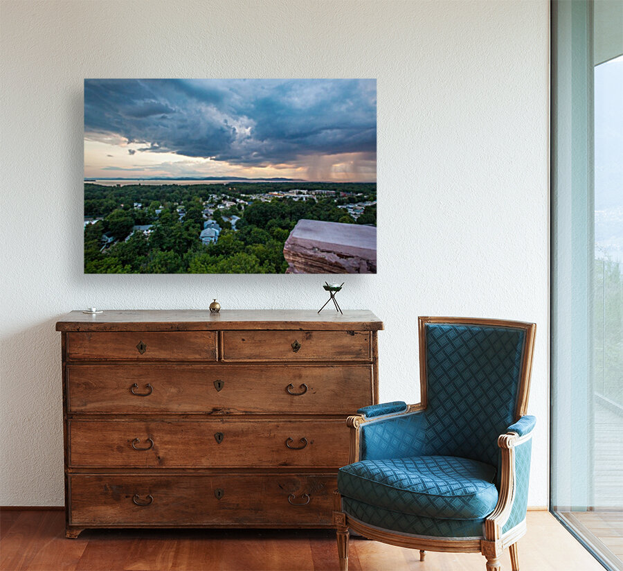 Storm over Lake Champlain Reproduction