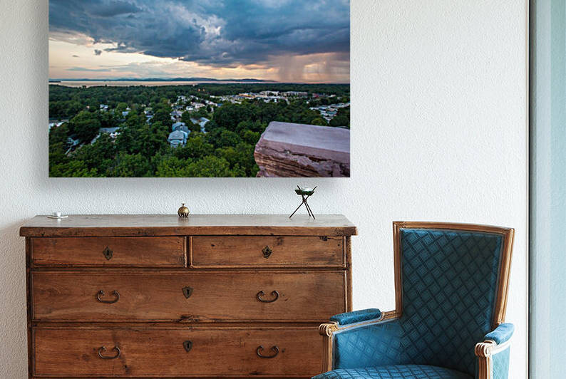 Storm over Lake Champlain by Gregoris