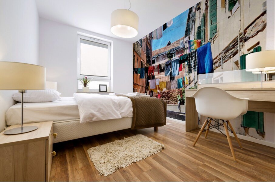 Venetian Laundry Mural print