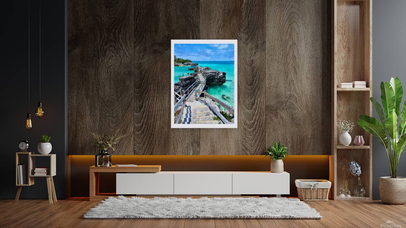 Bermuda Seascape Reproduction