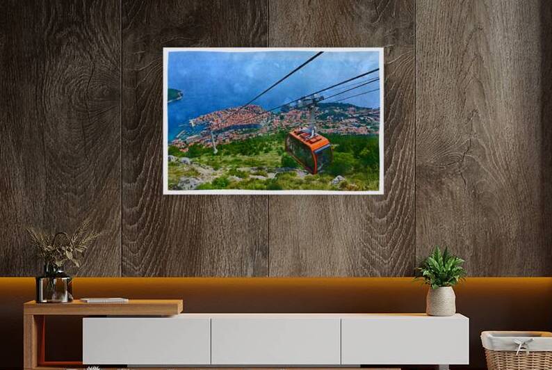 Dubrovnik Cable Car by A K Mits Imagery