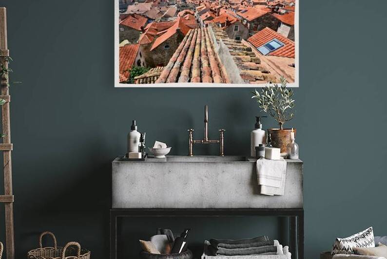 Rooftops of Old Dubrovnik by A K Mits Imagery
