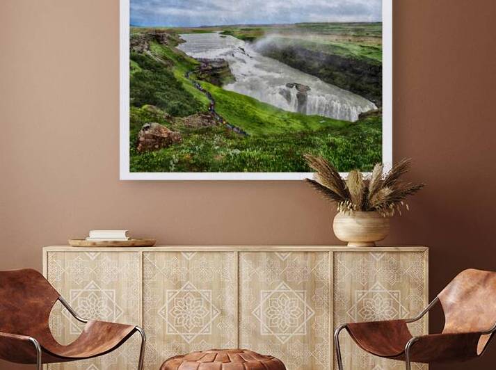 Selfoss and Dettifoss Waterfalls in Iceland by A K Mits Imagery
