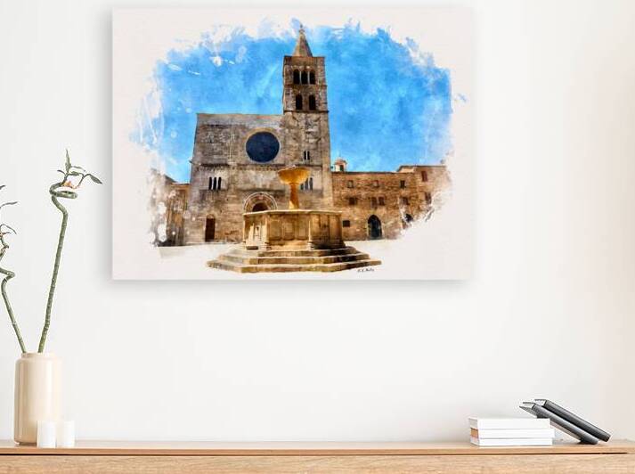 Church of San Michele Arcangelo in Bevagna by A K Mits Imagery
