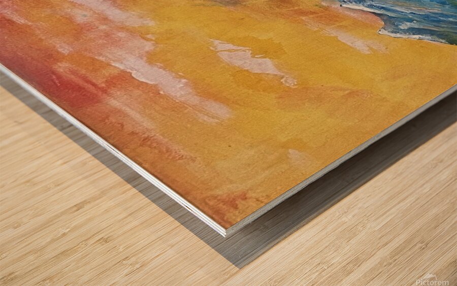 Summer Melt Wood print