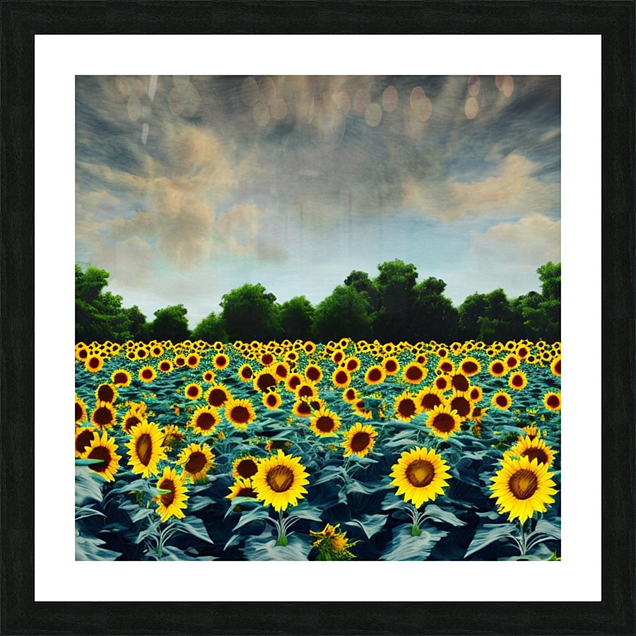 Sunflower power  Picture Frame print