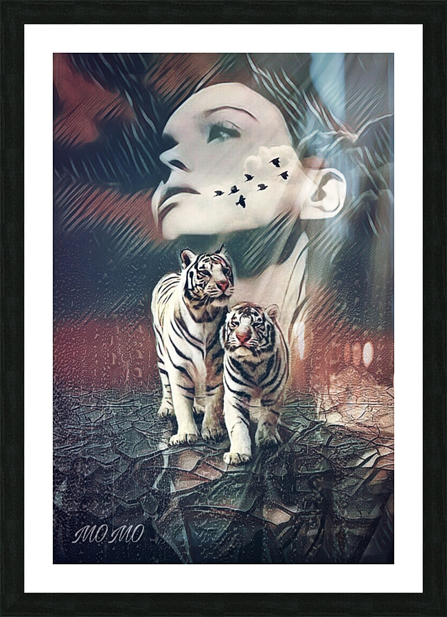 Tiger Dreams Picture Frame print