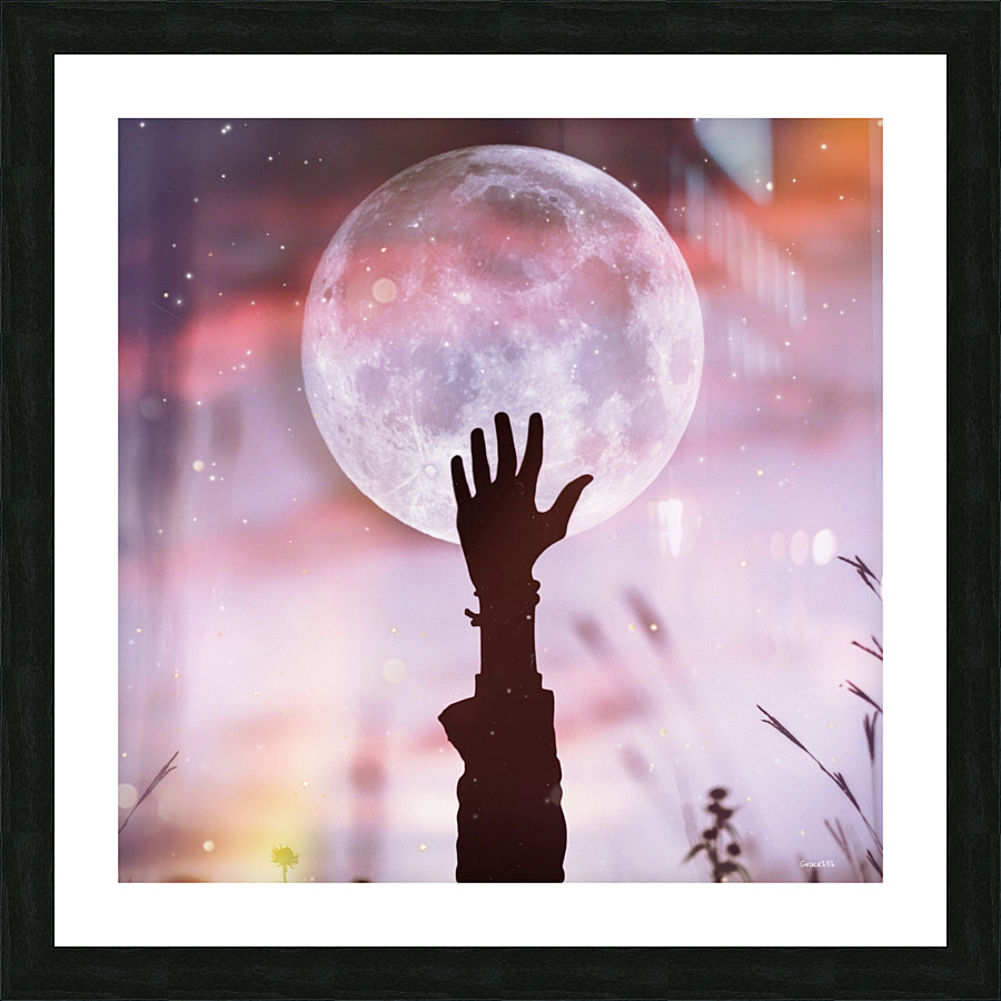 Shadowhand Picture Frame print