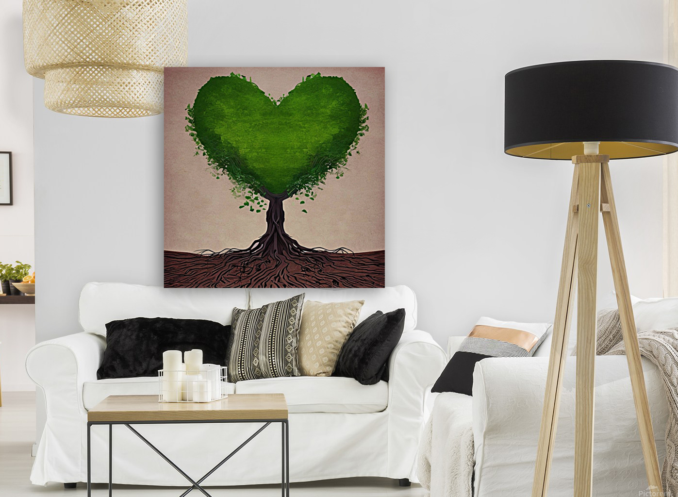 I Heart Tree Reproduction