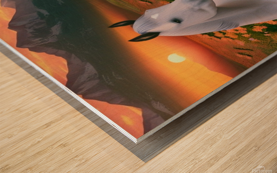 Picturesque Wood print
