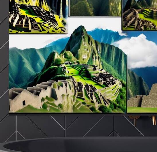 937380 Majestic Machu Picchu set against a backdr by Oussama El A ouni