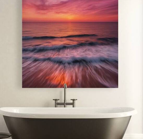 208951 Stunning sunset over an ocean horizon with by Oussama El A ouni