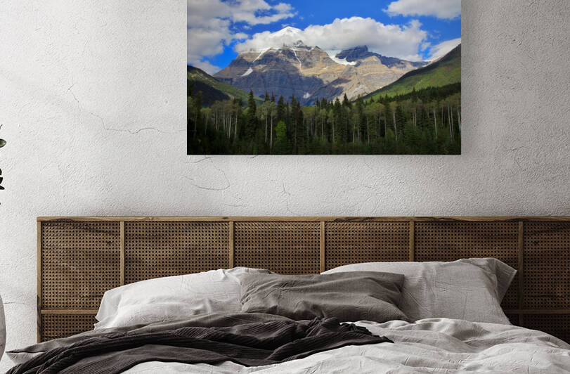 The Summer vibrations of wonderful Mount Robson  by reniaphotography RenataBrodzinska