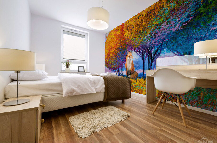 Be like the fox  Mural print