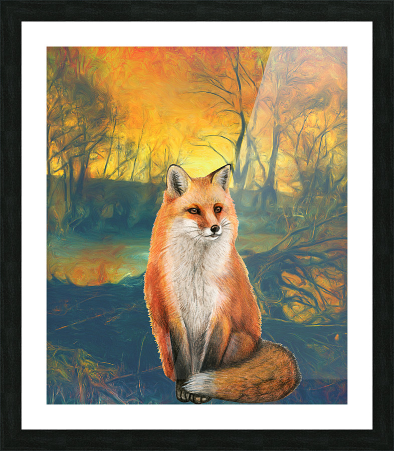 Be like the fox Picture Frame print