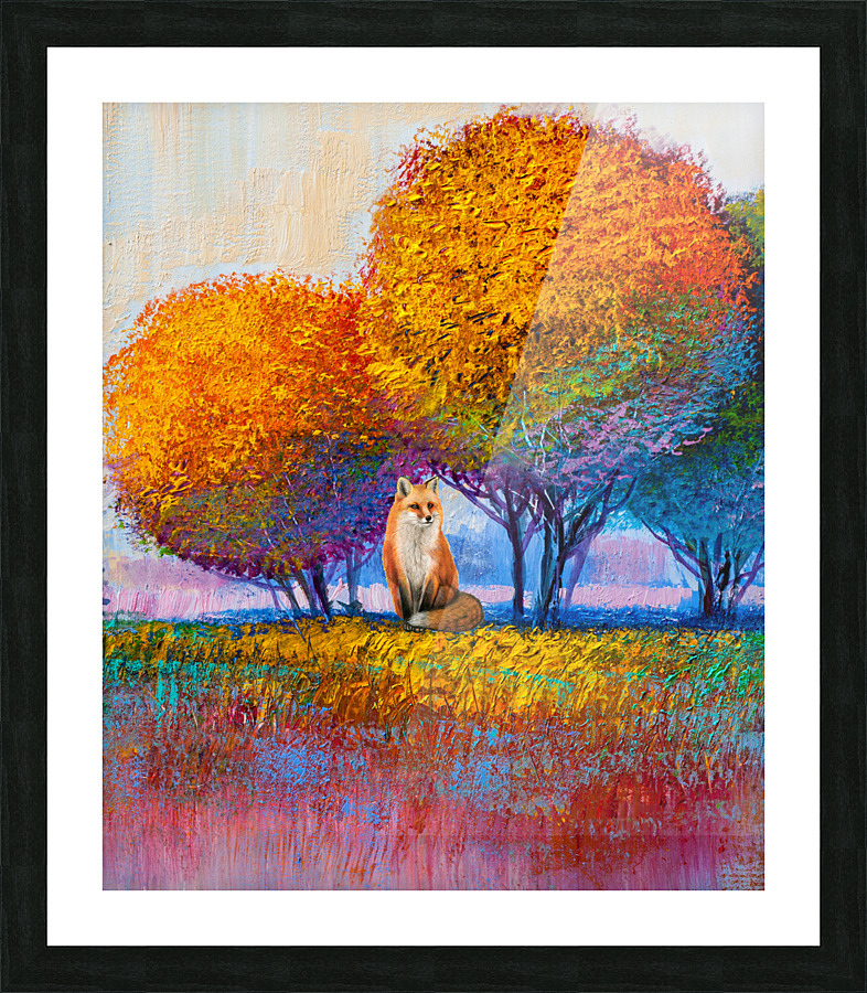 Be like the fox  Picture Frame print