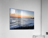 Coastal Beach Sunset Acrylic Print
