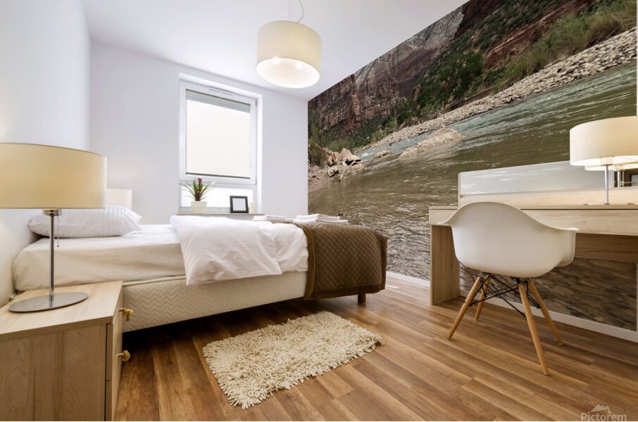 Zion River Mural print