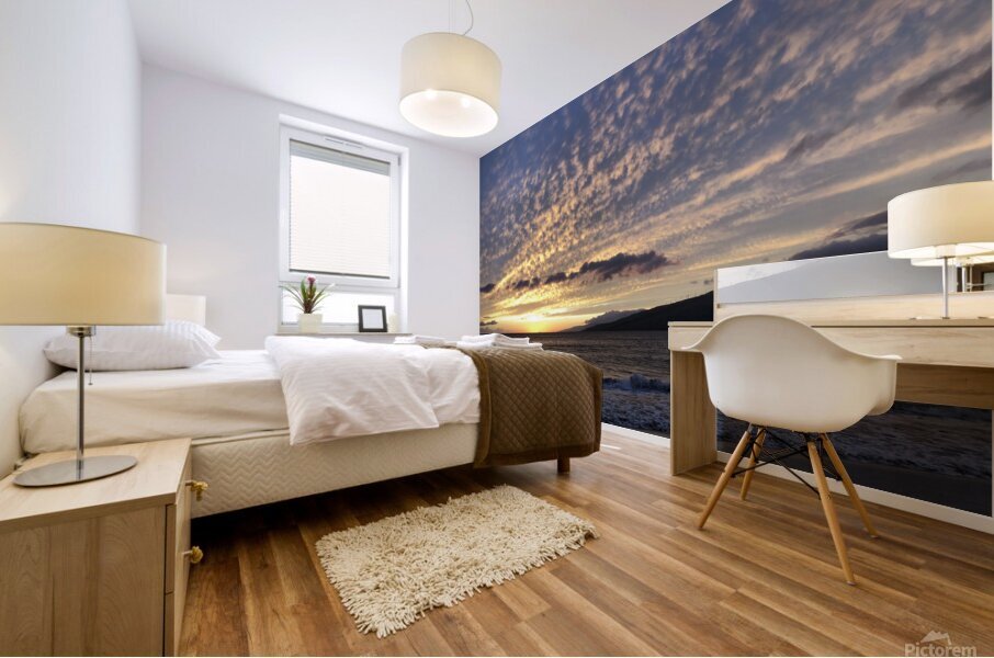 Hawaii Sunset Mural print