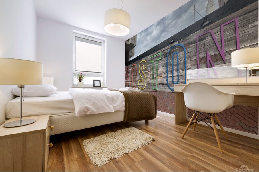 Boston Signage Mural print