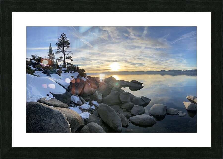 Tahoe Sunset Picture Frame print