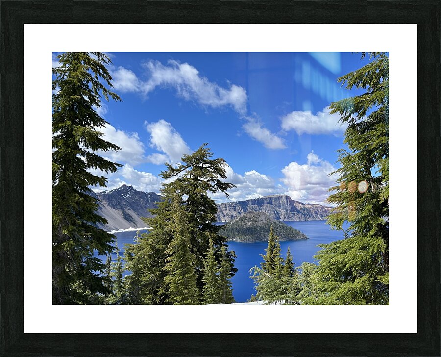 Crater Lake Picture Frame print