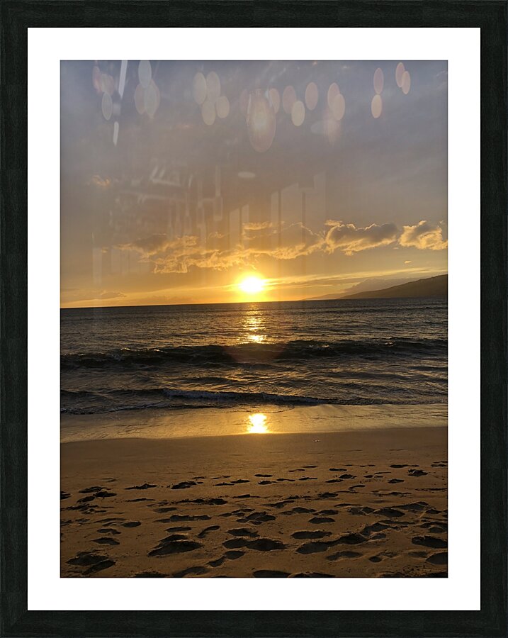 Venice Beach Sunset Picture Frame print