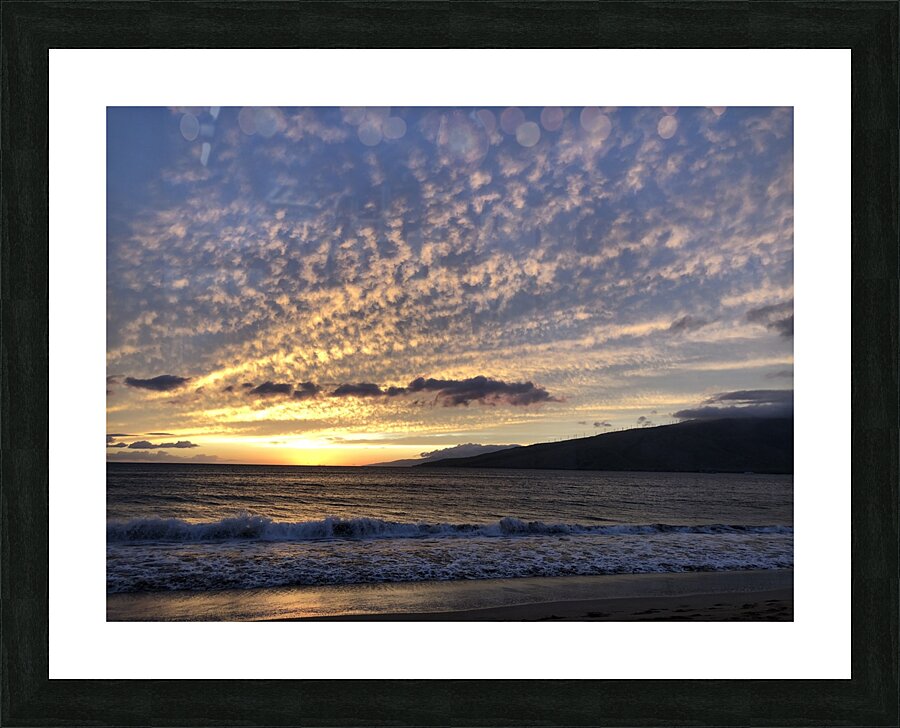Hawaii Sunset Picture Frame print