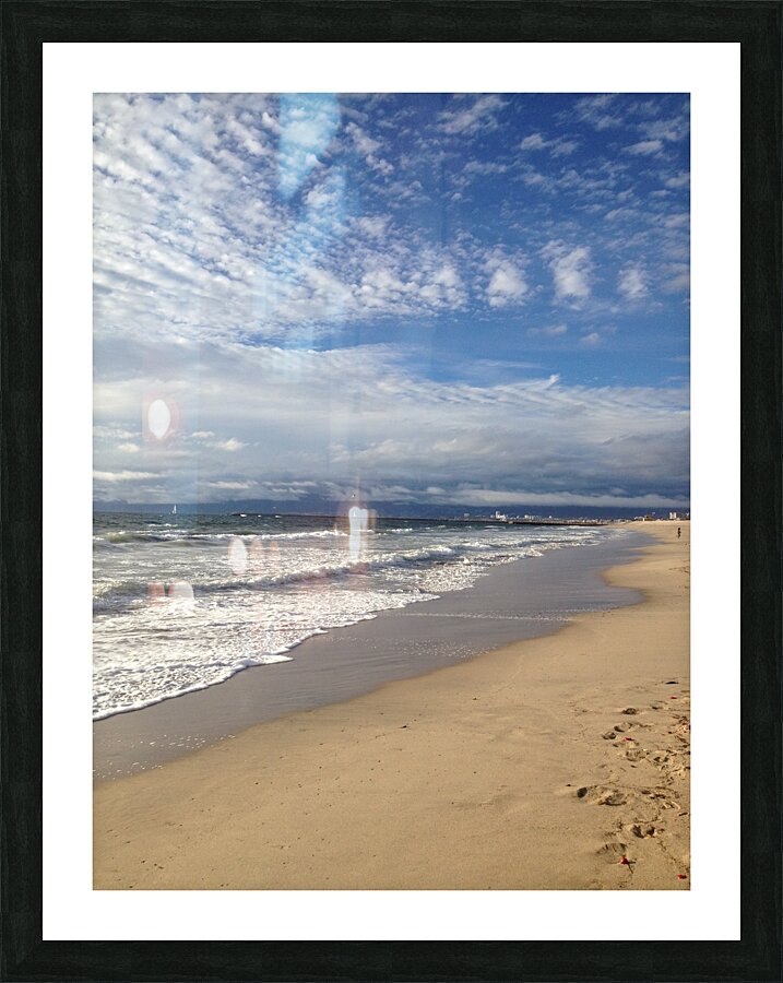 LA Beach Picture Frame print