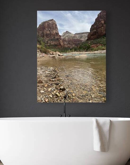 Zion River by Michi