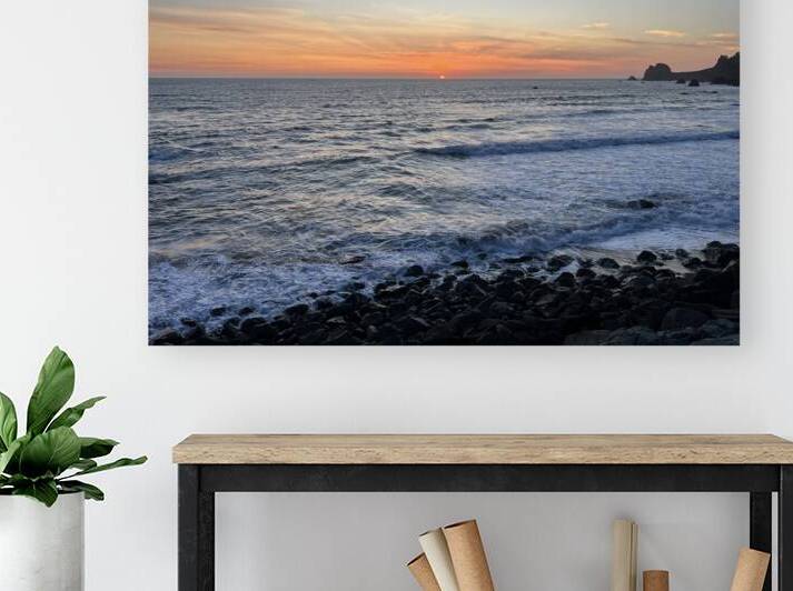 Coastal Beach Sunset by Michi