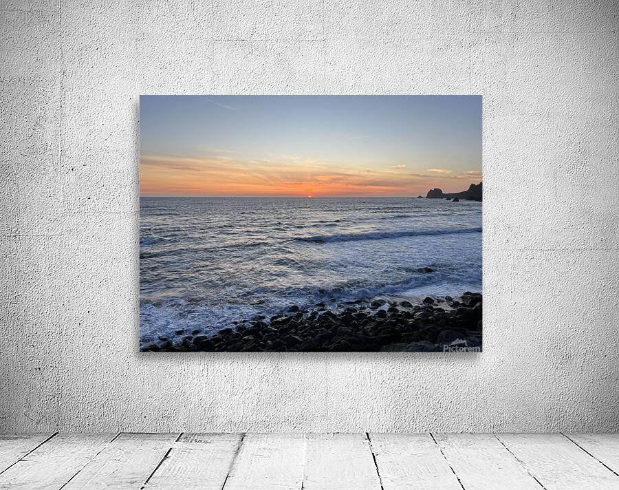 Coastal Beach Sunset Wall Preview