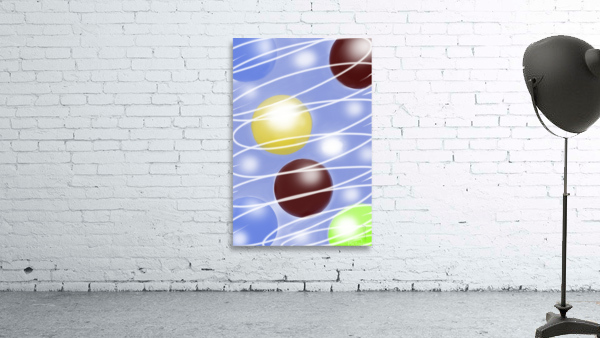 Colorful Orbits Wall Preview