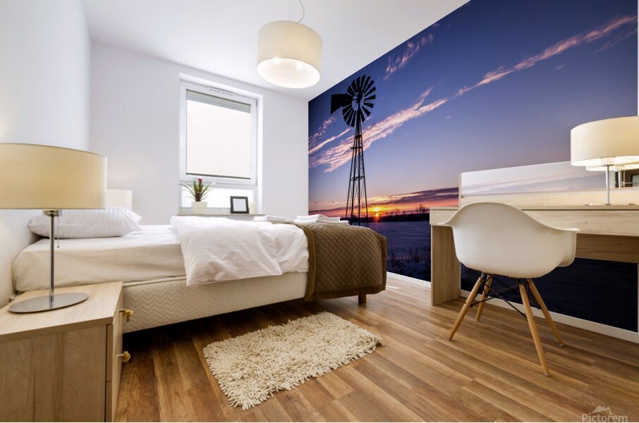Winslow Windmill Mural print
