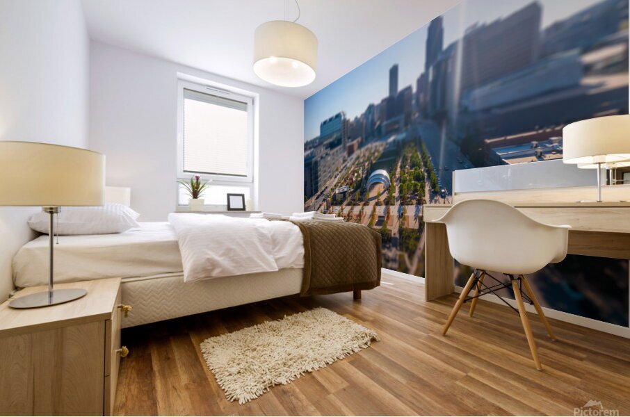 The Mall Tilt Shift Mural print