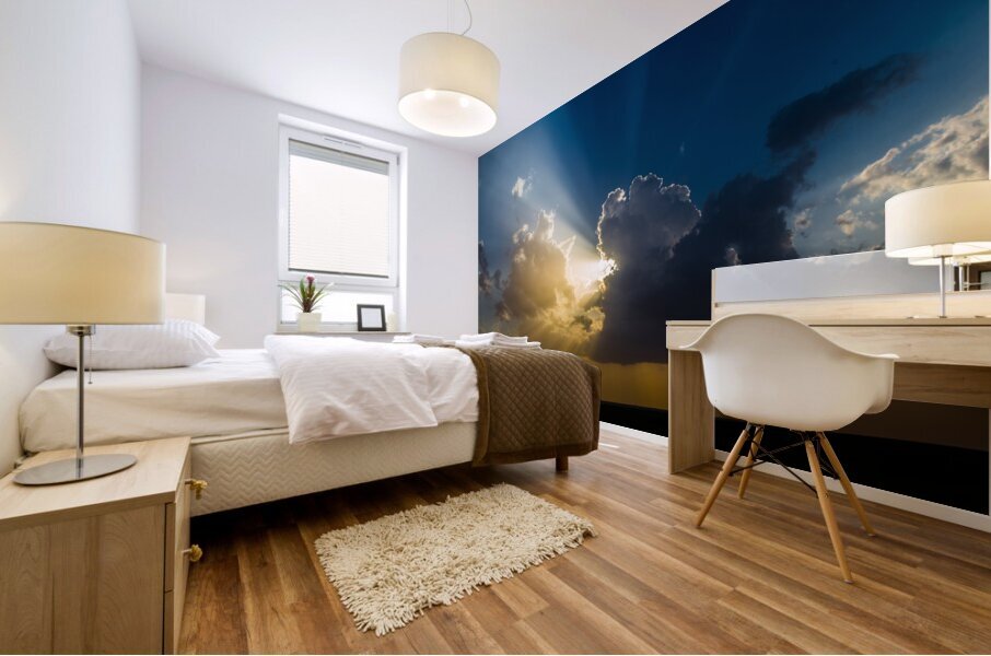 Crepuscular Rays  Mural print