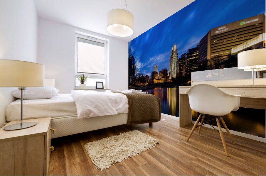 Blue Hour Mural print