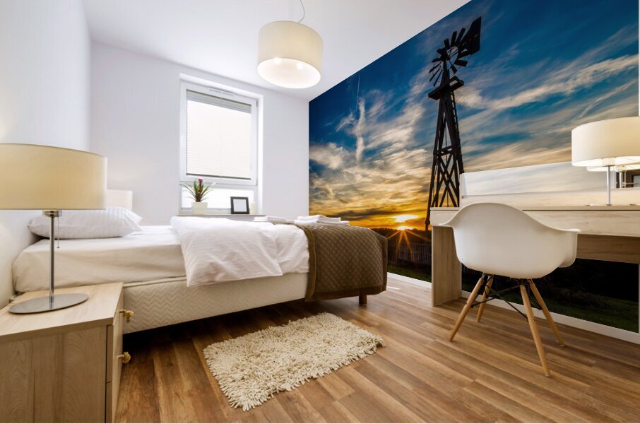 Mahoney Windmill  Mural print