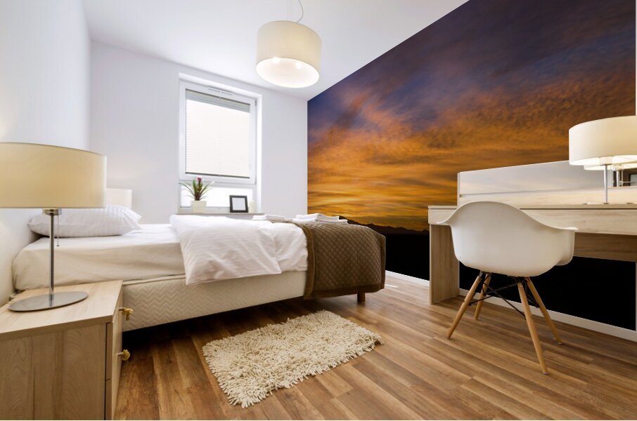 Cali Sunset  Mural print