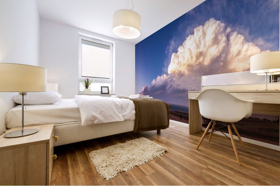 Great Bend Sunset Mural print